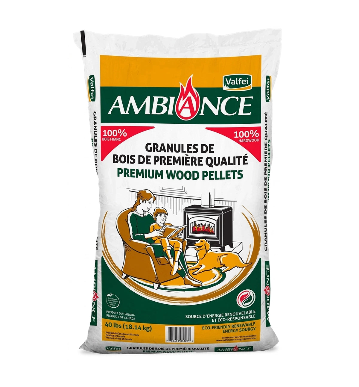 Ambiance Hardwood Pellets (1 ton)