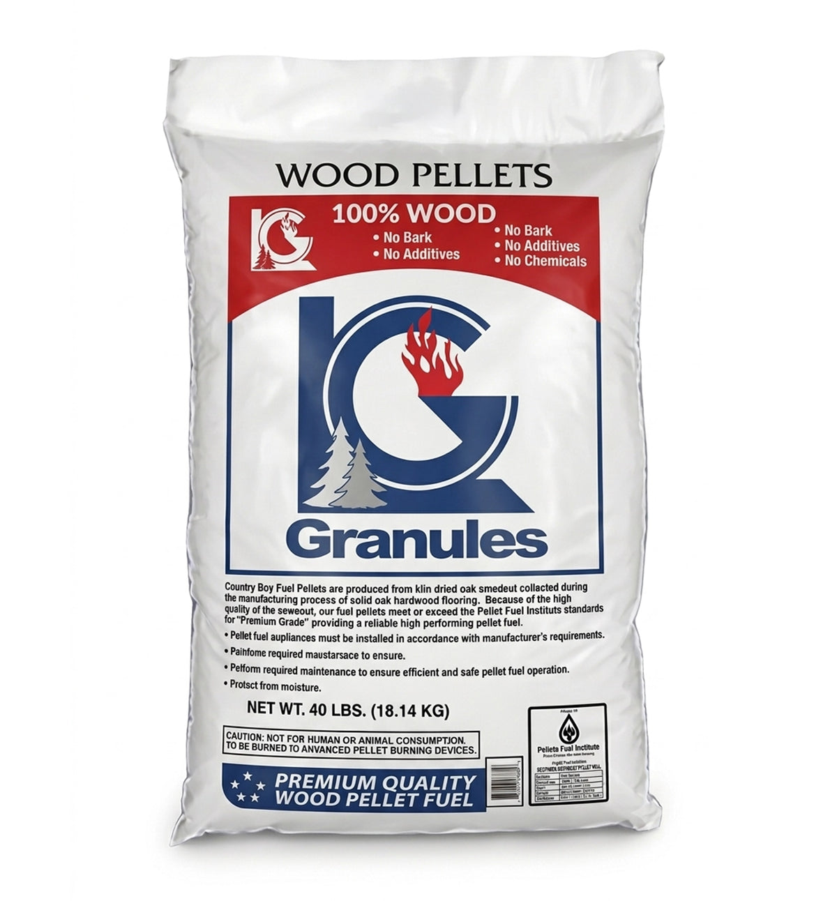 Granules, LG Wood Pellets (1 ton)